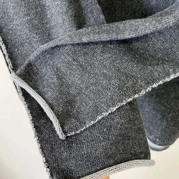 Eileen Fisher Womens Size Small Tunnel Neck Long Sleeve Heathered Grey Top - Picture 15 of 15